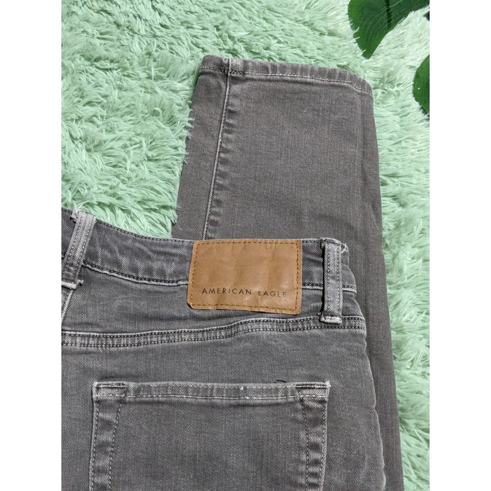 🍑American Eagle Next Level Flex Men’s Skinny Acid Wash Jeans (Size 30) 616 - Picture 6 of 7